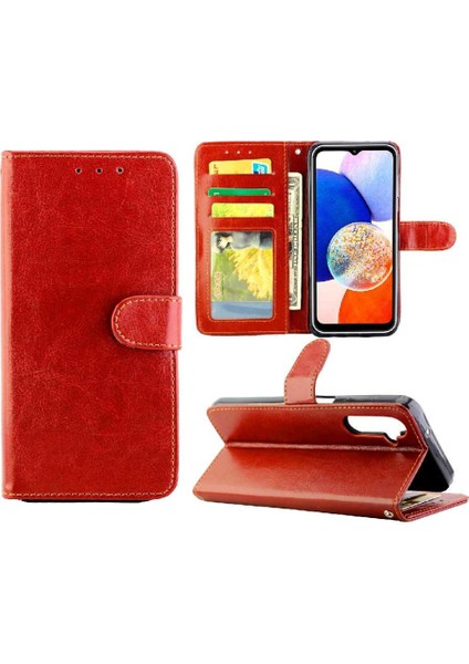 Samsung Galaxy A14 5g Manyetik Kapatma Darbeye Kickstand Için Flip Case (Yurt Dışından)
