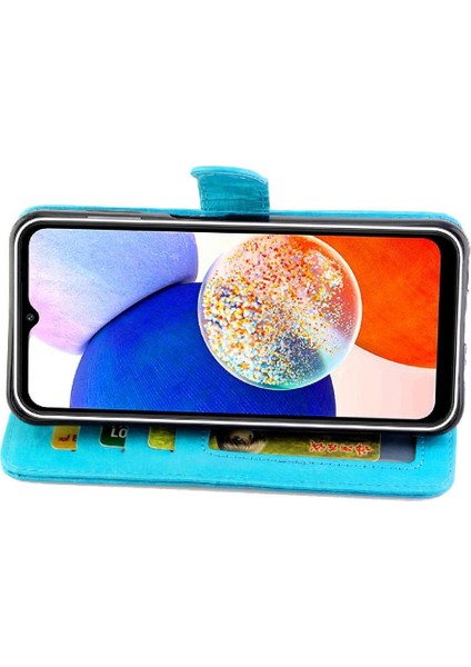 Samsung Galaxy A14 5g Manyetik Kapatma Darbeye Kickstand Için Flip Case (Yurt Dışından)