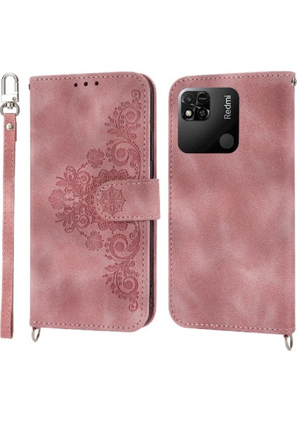 Xiaomi Redmi 10A Bileklik Çoklu Kredi Kartı Yuvaları Için Flip Case (Yurt Dışından)