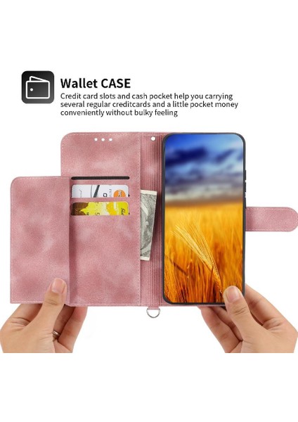 Xiaomi Redmi 10A Bileklik Çoklu Kredi Kartı Yuvaları Için Flip Case (Yurt Dışından)