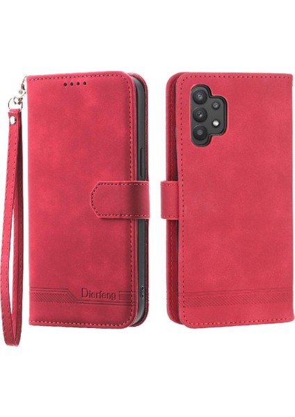 Samsung Galaxy A32 4g Bileklik Premium Kart Yuvaları Manyetik Için Flip Case (Yurt Dışından) indirimleri
