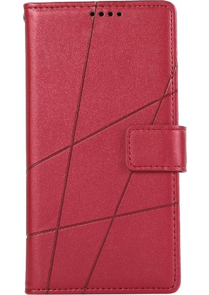 Realme C63/C61 Kickstand Şok Emici Üç Kart Yuvaları Için Flip Case (Yurt Dışından)