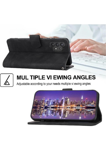 Samsung Galaxy A32 4g Bileklik Premium Kart Yuvaları Manyetik Için Flip Case (Yurt Dışından) fırsatları