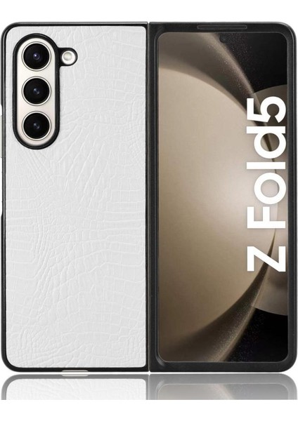 Samsung Galaxy Z Için Şık Klasik Durumda Kat 5 Klasik Timsah Moda (Yurt Dışından) modelleri