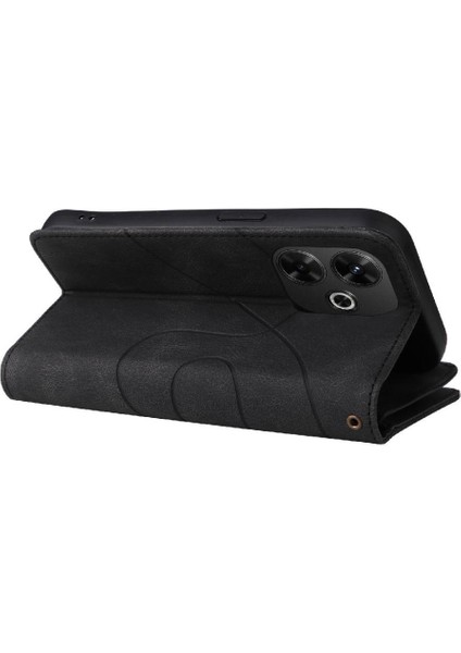 Kart Yuvası Standı Iki Renkli Dikiş ile Xiaomi Redmi 13 4g Için Kılıf (Yurt Dışından) indirimleri