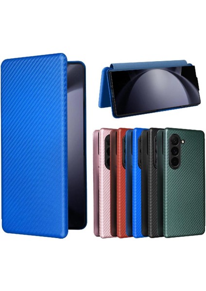 Samsung Galaxy Z Için Flip Case Kart Tutucu Kickstand Fiber ile 6 5g Kat (Yurt Dışından)