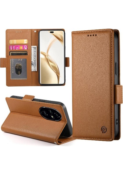 Onur Için Flip Case 200 Pro Cüzdan Iş Günlük Kullanım Flip Kart Yuvaları (Yurt Dışından)