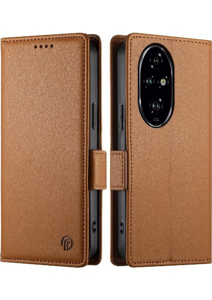 Onur Için Flip Case 200 Pro Cüzdan Iş Günlük Kullanım Flip Kart Yuvaları (Yurt Dışından)