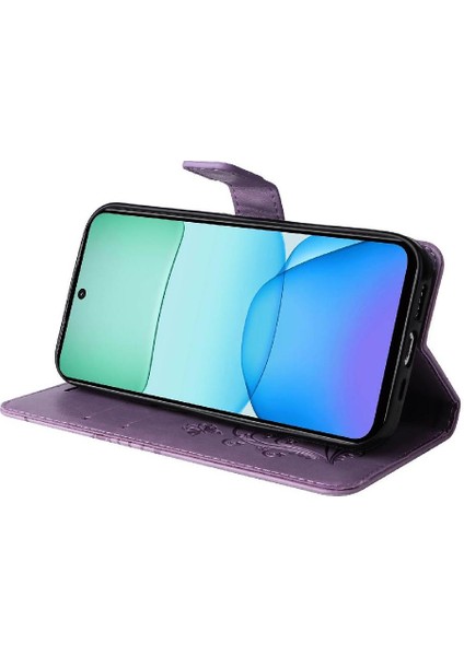 Xiaomi Redmi Için Kılıf 13 4g Manyetik Kapak Kart Yuvası ile Kickstand Çevirin (Yurt Dışından) modelleri