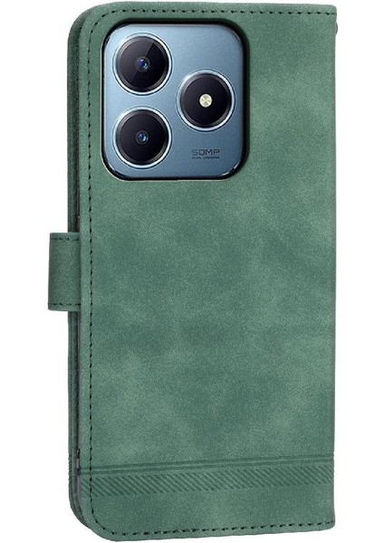 Realme C63/C61 Nakit Cep Premium Bileklik Manyetik Kart Için Flip Case (Yurt Dışından)