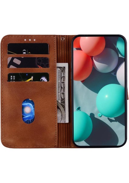 Samsung Galaxy M35 Için Telefon Kılıfı Cüzdan Pu Deri Flip Folio Kapak Kart (Yurt Dışından)