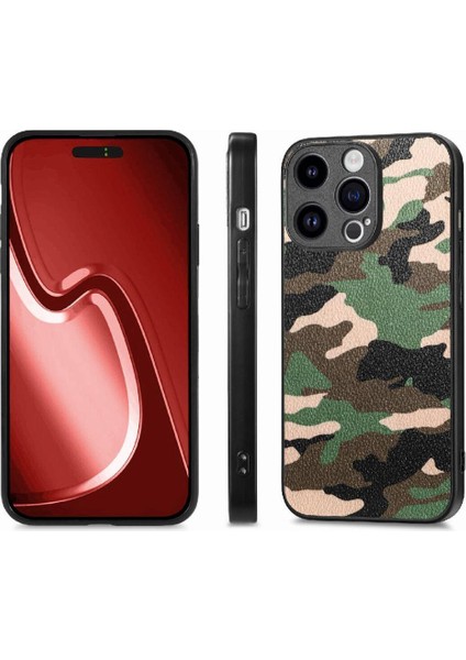 IPhone 15 Için Kılıf Pro Anti Damla Camo Tasarım Hafif Kablosuz (Yurt Dışından)