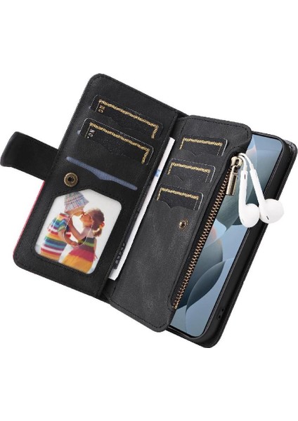 Kart Yuvası Standı Dokuz Kart Yuvaları Kickstand ile Xiaomi Redmi K70 Için Kılıf (Yurt Dışından) indirimleri