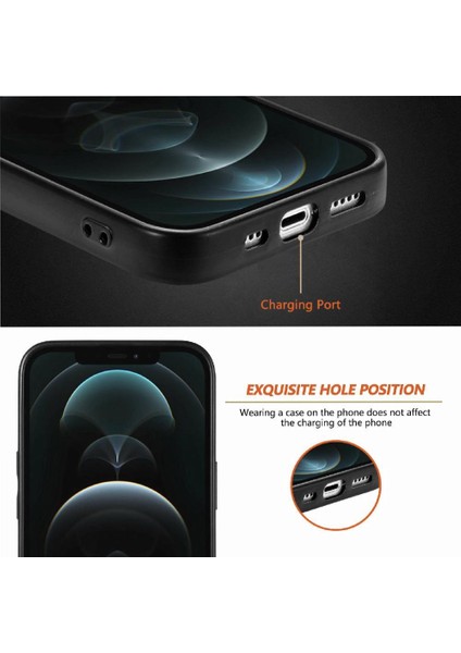 IPhone 12 Için Kılıf Pro Hafif Kablosuz Şarj Özgürlük Anti Damla (Yurt Dışından)
