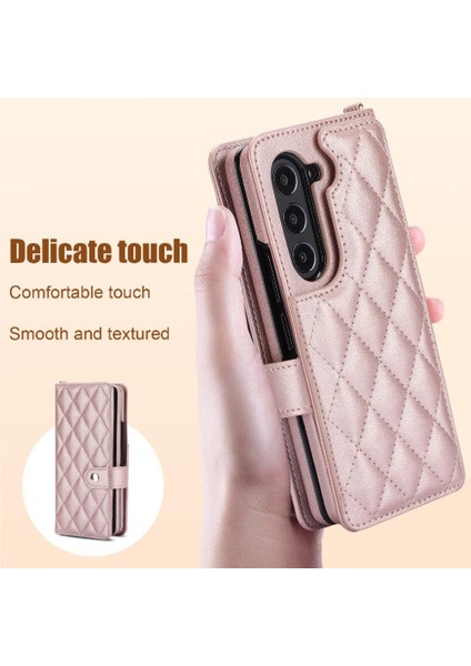 Samsung Galaxy Z Için Kılıf Fold 6 Premium Koruma Deri Cüzdan Kılıf 5 (Yurt Dışından) indirimleri