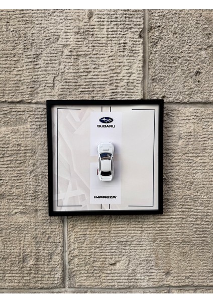 Çerçeveli 20X20 Ebatlı Model Araç Subaru Impreza