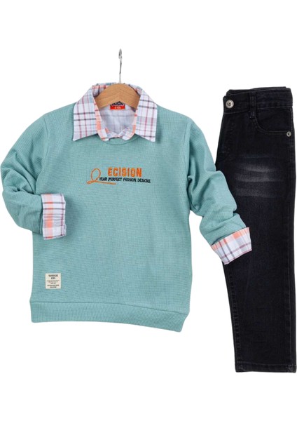 Ecısıon Nakışlı 3'lü Erkek Takım