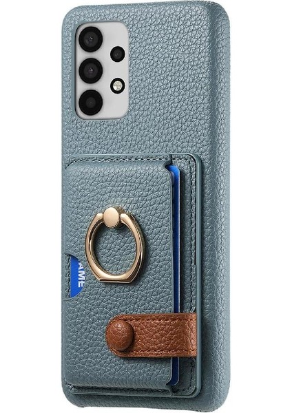Samsung Galaxy A32 4g Kart Yuvaları Için Kılıf Premium Dokulu Deri Yüzük (Yurt Dışından) indirimleri