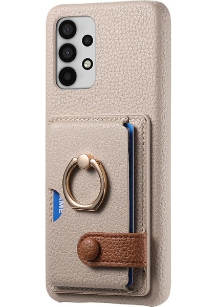Samsung Galaxy A32 4g Kart Yuvaları Için Kılıf Premium Dokulu Deri Yüzük (Yurt Dışından) fiyatları