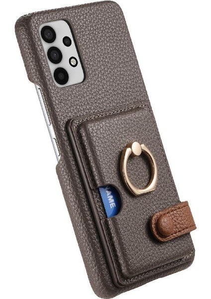 Samsung Galaxy A32 5g Premium Dokulu Deri Kart Yuvaları Halka (Yurt Dışından) indirimleri