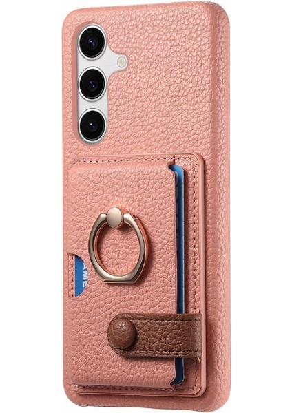 Samsung Galaxy S24 Artı Halka Standı Kart Yuvaları Premium Dokulu (Yurt Dışından) indirimleri