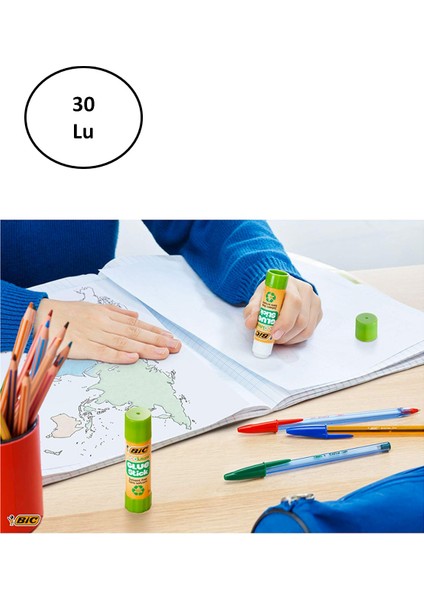 Bic Ecolutions Glue Stick Yapıştırıcı 8 gr 30'lu fiyatları