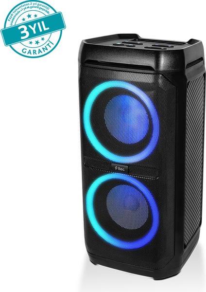 Carnival 100W Taşınabilir Kablosuz Bluetooth Parti Hoparlörü
