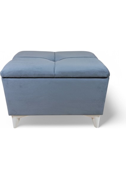 Cassa Sandıklı Puf & Bench - Açık Gri
