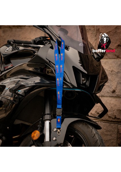 Ride Tag Motosiklet Otomobil Kumaş Kancalı Telefon Tutucu Boyun Askısı 04