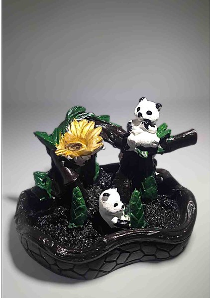 Akvaryum Dekoru Panda Ailesi 15 cm fiyatları