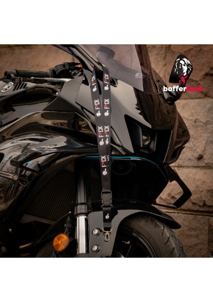 Ride Tag Motosiklet Otomobil Kumaş Kancalı Telefon Tutucu Boyun Askısı 03