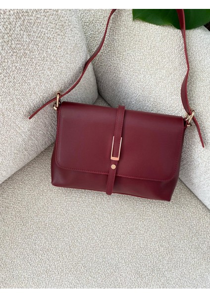 Kadın Vintage Model Şık Tasarım Gold Düğme Detaylı El ve Omuz Çantası indirimleri