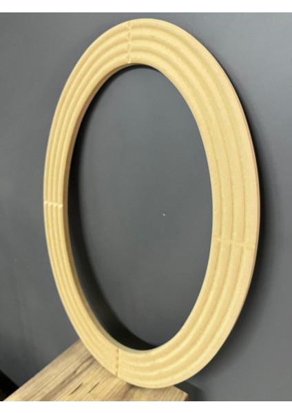 Elips Ayna Çerçevesi Frezeli 3 Kanallı 70 x 50 x 7