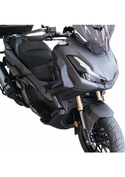 Honda Adv 350 2023-2025 Uyumlu Üst/alt Bacak ve Grenaj Koruma Seti Siyah modelleri