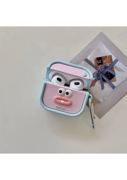 Airpods 3.nesil Uyumlu 3D Kopçalı Kulaklık Kılıfı fiyatları