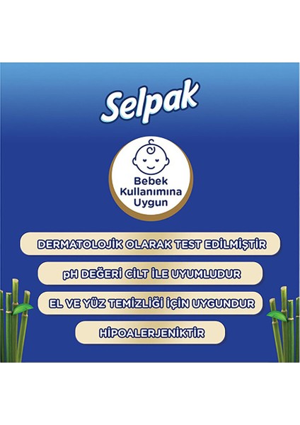 Organik Bambu Özlü & Organik Zeytinyağlı Islak Mendil 50'li fiyatları