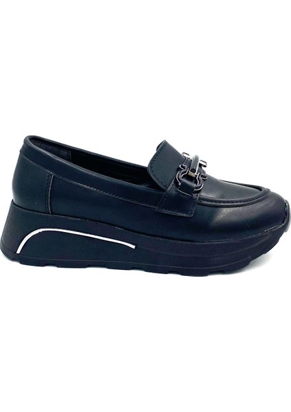 (Oc Shoes) Poli Hafif Taban Toka Detaylı Günlük Kadın Ayakkabı Siyah fiyatları