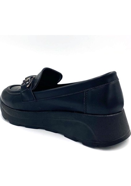 (Oc Shoes) Poli Hafif Taban Toka Detaylı Günlük Kadın Ayakkabı Siyah modelleri