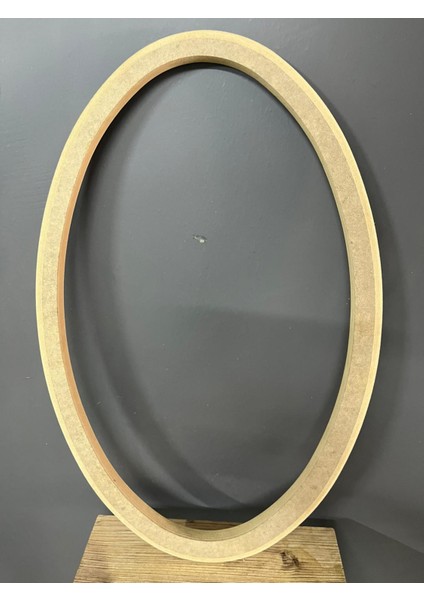 Elips Ayna Çerçevesi Köşe Firezeli Düz Yüzey 55 x 35 x 2,5 cm fiyatları