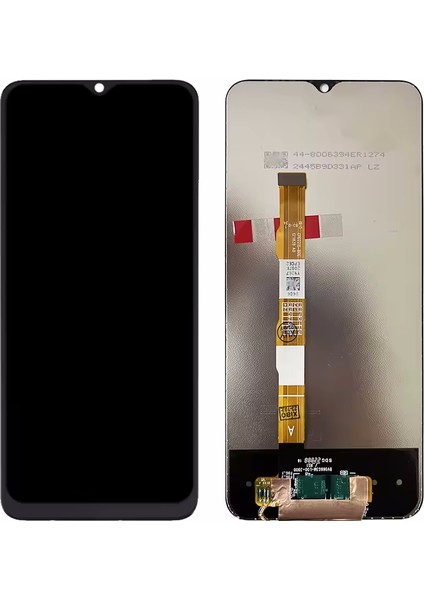 Vivo Y22 LCD Ekran Dokunmatik Çıtasız Siyah