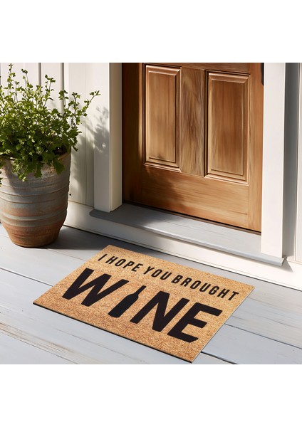 Sare By Kaşmir Halı Wine Dekoratif Paspas 45x75 cm Salon Mutfak Halısı Yolluk Kilim