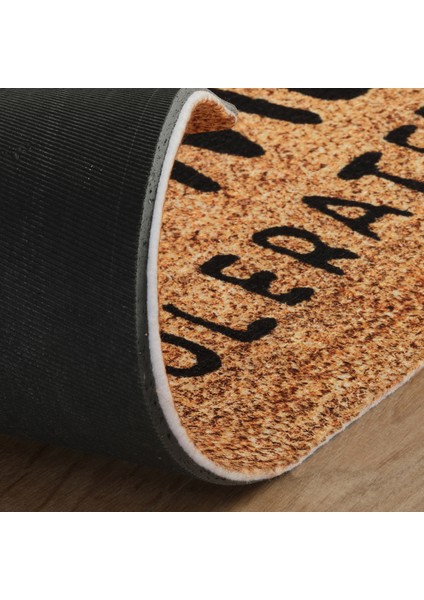 Sare By Kaşmir Home Cat Welcome Dekoratif Paspas 45x75 cm Salon Mutfak Halısı Yolluk Kilim modelleri