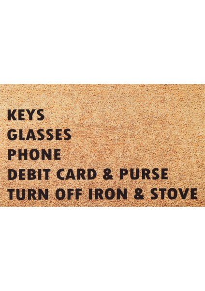 Sare By Kaşmir Home Dont Forget Dekoratif Paspas 45x75 cm Salon Mutfak Halısı Yolluk Kilim fiyatları