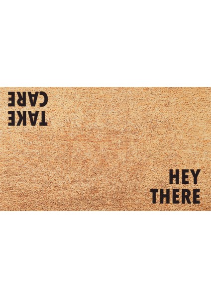 Sare By Kaşmir Home Hey There Take Care Dekoratif Paspas 45x75 cm Salon Mutfak Halısı Yolluk Kilim fiyatları