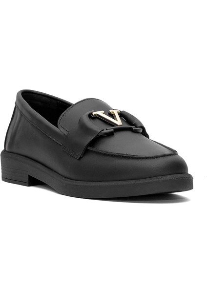25BY04.2121-V Kadın Deri Casual Ayakkabı Siyah fiyatları