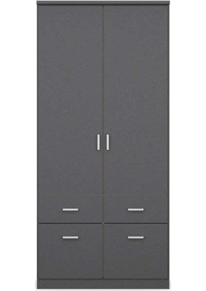 Aksu Giyinme Dolabı - Çok Amaçlı Dolap - Gardırop 90 cm -2 Kapaklı-2 Çekmeceli modelleri