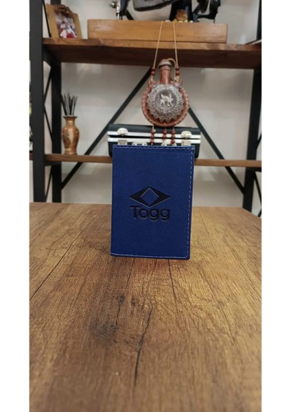 Togg Deri Dikişli Araç Ruhsat Kılıfı Kabı Oto Ruhsatlık Araba Ruhsat Koruyucu