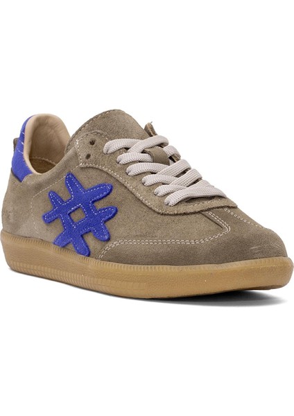 Elit RCH088-M-VADE Kadın Hakiki Deri Klasik Sneaker Bej