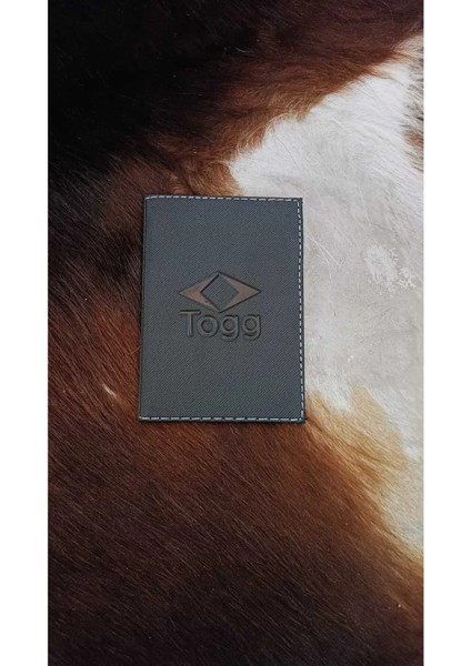 Togg Deri Dikişli Araç Ruhsat Kılıfı Kabı Oto Ruhsatlık Araba Ruhsat Koruyucu