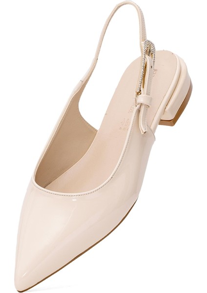 Elit PM280 K80R Kadın Klasik Topuklu Ayakkabı Bej fırsatları